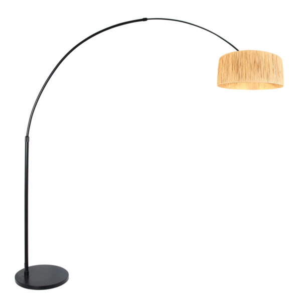 Steinhauer Sparkled light vloerlamp – ø 50 cm – E27 (grote fitting) – Zwart