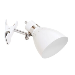 Steinhauer Spring wandlamp – ø 13 cm – E27 (grote fitting) – Wit
