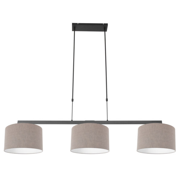 Steinhauer Stang hanglamp – In hoogte verstelbaar – E27 (grote fitting) – Zwart