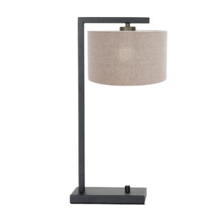 Steinhauer Stang tafellamp – Niet verstelbaar – E27 (grote fitting) – Zwart