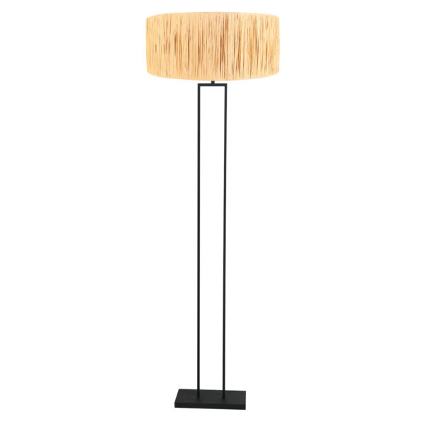 Steinhauer Stang vloerlamp – ø 50 cm – E27 (grote fitting) – Zwart