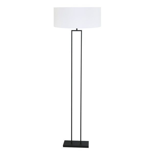 Steinhauer Stang vloerlamp – ø 50 cm – E27 (grote fitting) – Zwart