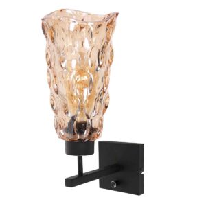 Steinhauer Stang wandlamp – E27 (grote fitting) – Amberkleurig