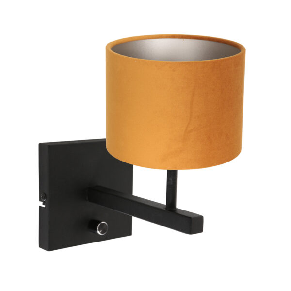 Steinhauer Stang wandlamp – E27 (grote fitting) – Zwart
