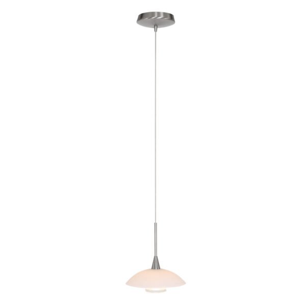 Steinhauer Tallerken hanglamp – ø 18 cm – In hoogte verstelbaar – G9 – Staal