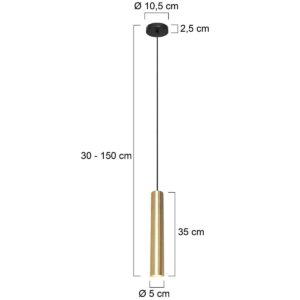 Steinhauer Tubel hanglamp – ø 10