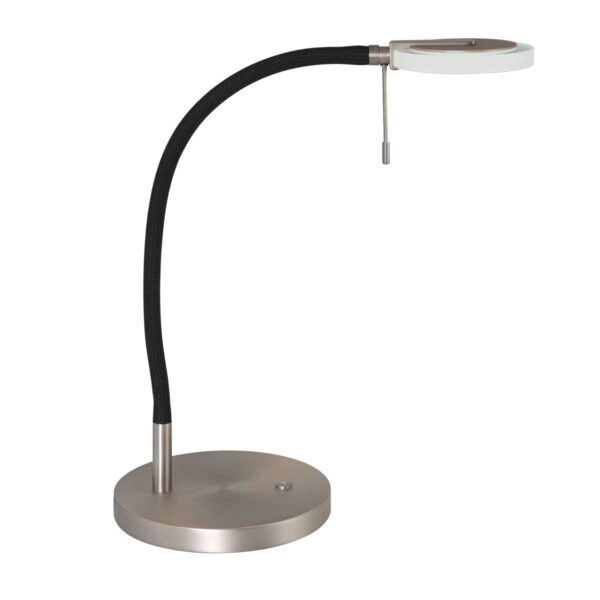 Steinhauer Turound tafellamp – Draai- en/of kantelbaar en In hoogte verstelbaar – Ingebouwd (LED) – Staal