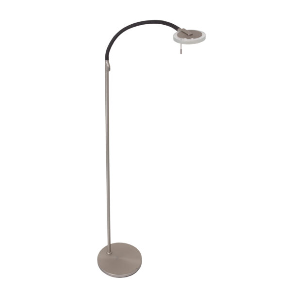 Steinhauer Turound vloerlamp – ø 23 cm – Ingebouwd (LED) – Staal