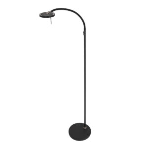 Steinhauer Turound vloerlamp – ø 23 cm – Ingebouwd (LED) – Zwart