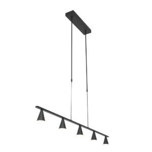 Steinhauer Vortex hanglamp – In hoogte verstelbaar – Ingebouwd (LED) – Zwart
