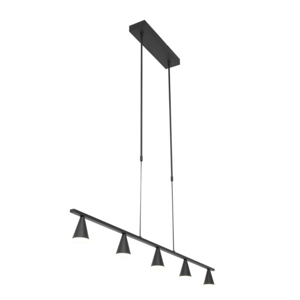 Steinhauer Vortex hanglamp – In hoogte verstelbaar – Ingebouwd (LED) – Zwart