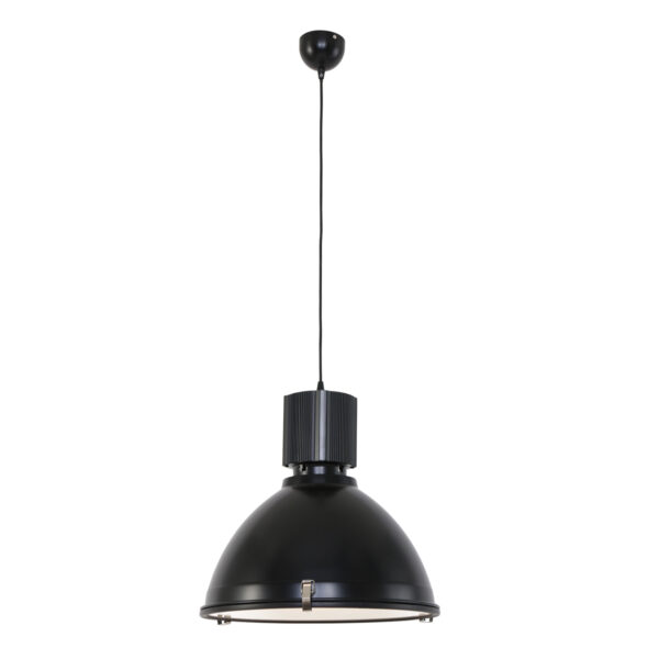 Steinhauer Warbier hanglamp – ø 47 cm – E27 (grote fitting) – Zwart