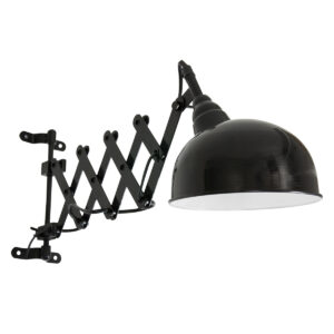 Steinhauer Yorkshire wandlamp – E27 (grote fitting) – Zwart