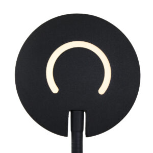 5 cm – Draai- en/of kantelbaar en In hoogte verstelbaar – Ingebouwd (LED) – Zwart