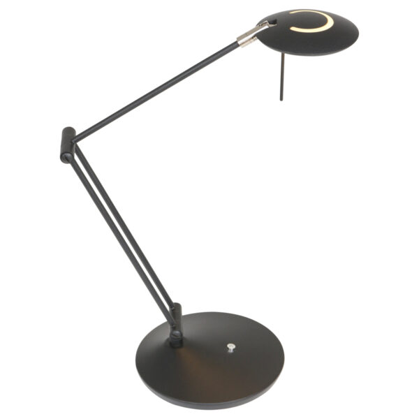 Steinhauer Zodiac led tafellamp – ø 18 cm – Draai- en/of kantelbaar en In hoogte verstelbaar – Ingebouwd (LED) – Zwart