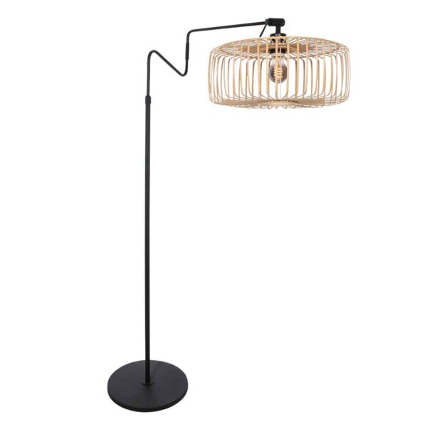 Anne Lighting Linstrom vloerlamp – E27 (grote fitting) – Zwart