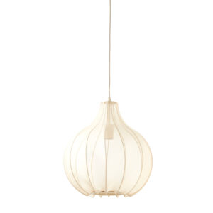 Light & Living Elati hanglamp – E27 (grote fitting) – Beige en Wit