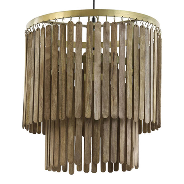 Light & Living Gularo hanglamp – E27 (grote fitting) – Brons