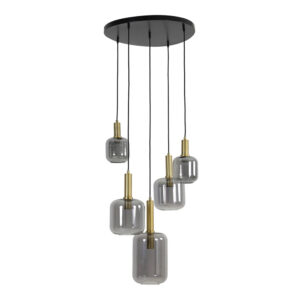 Light & Living Lekar hanglamp – E27 (grote fitting) – Brons