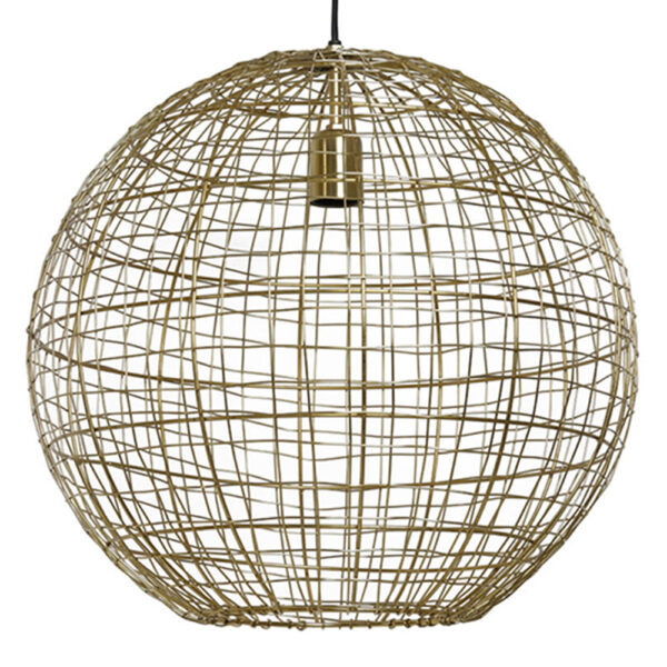 Light & Living Mirana hanglamp – E27 (grote fitting) – Goud