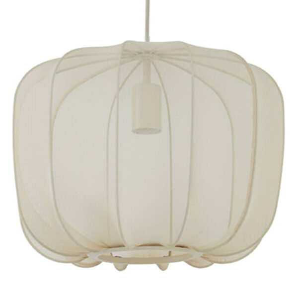 Light & Living Plumeria hanglamp – E27 (grote fitting) – Beige en Wit