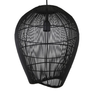 Light & Living Yumi hanglamp – E27 (grote fitting) – Zwart