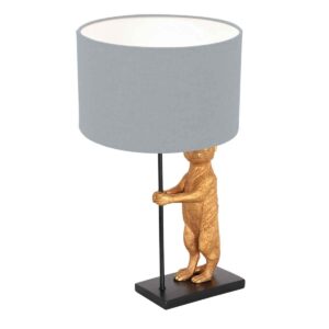 Anne Lighting Animaux tafellamp – Niet verstelbaar – E27 (grote fitting) – Zwart