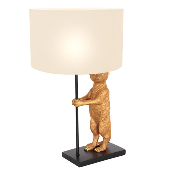 Anne Lighting Animaux tafellamp – ø 30 cm – Niet verstelbaar – E27 (grote fitting) – Zwart