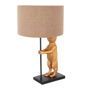 Anne Lighting Animaux tafellamp – ø 30 cm – Niet verstelbaar – E27 (grote fitting) – Zwart