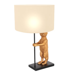 Anne Lighting Animaux tafellamp – ø 30 cm – Niet verstelbaar – E27 (grote fitting) – Zwart