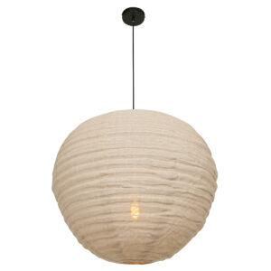 Anne Lighting Bangalore hanglamp – ø 70 cm – E27 (grote fitting) – Beige