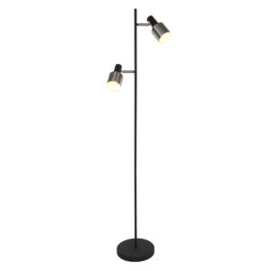 Anne Lighting Fjorgard vloerlamp – ø 25 cm – E27 (grote fitting) – Zwart