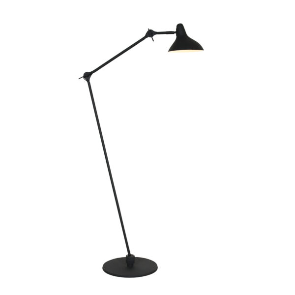 Anne Lighting Kasket vloerlamp – ø 30 cm – E27 (grote fitting) – Zwart