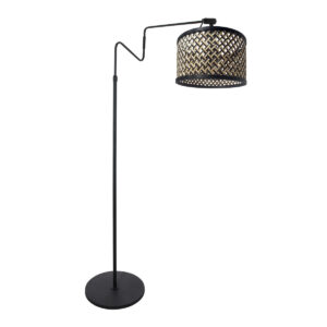 Anne Lighting Linstrom vloerlamp – ø 95 cm – E27 (grote fitting) – Zwart