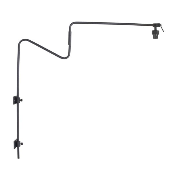 Anne Lighting Linstrom wandlamp – E27 (grote fitting) – Zwart