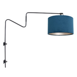 Anne Lighting Linstrom wandlamp – E27 (grote fitting) – Zwart