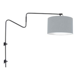 Anne Lighting Linstrom wandlamp – E27 (grote fitting) – Zwart