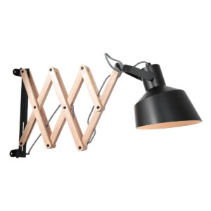 Anne Lighting Porter wandlamp – E27 (grote fitting) – Zwart