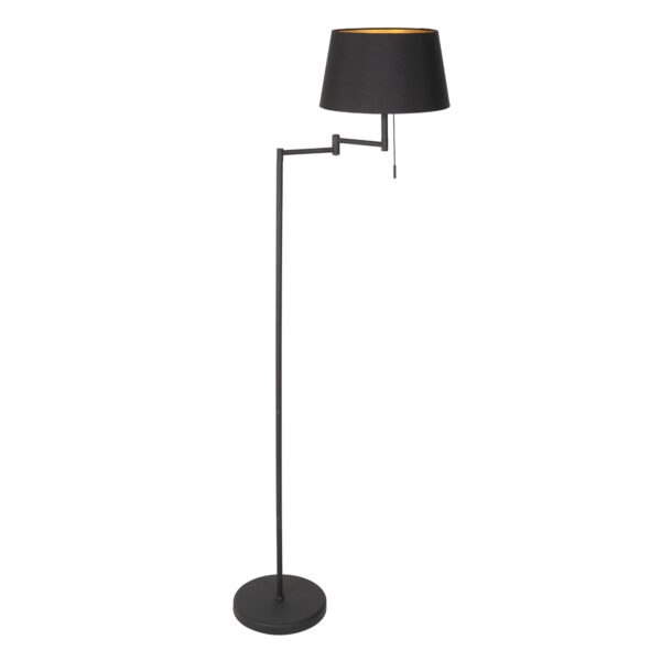 Mexlite Bella vloerlamp – E27 (grote fitting) – Zwart