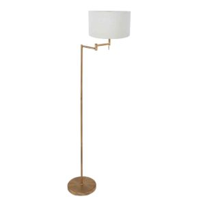 Mexlite Bella vloerlamp – ø 45 cm – E27 (grote fitting) – Brons