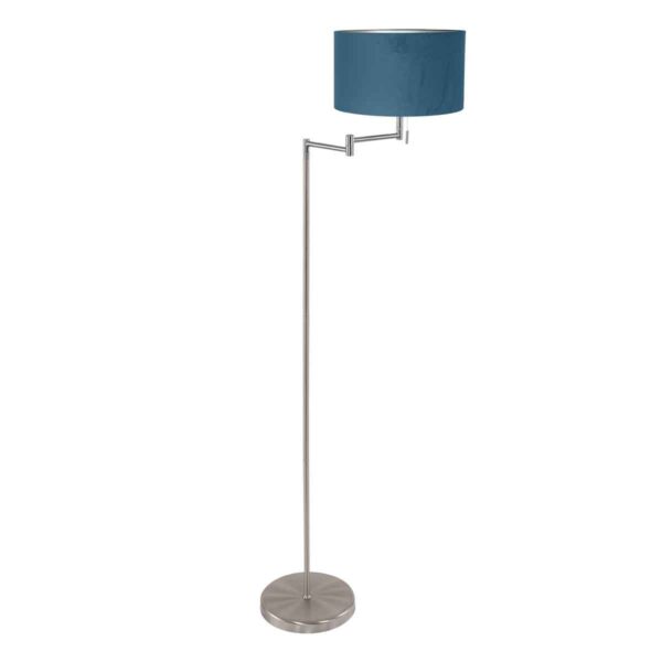 Mexlite Bella vloerlamp – ø 45 cm – E27 (grote fitting) – Staal