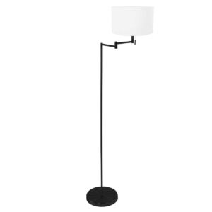 Mexlite Bella vloerlamp – ø 45 cm – E27 (grote fitting) – Zwart