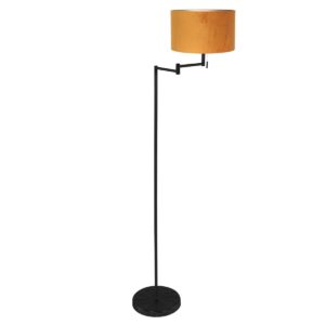 Mexlite Bella vloerlamp – ø 45 cm – E27 (grote fitting) – Zwart