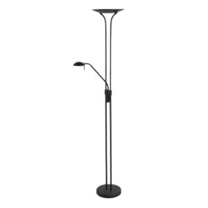 Mexlite Biron vloerlamp – Ingebouwd (LED) – Zwart