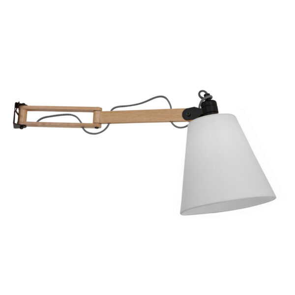 Mexlite Dion wandlamp – E14 (kleine fitting) – Naturel