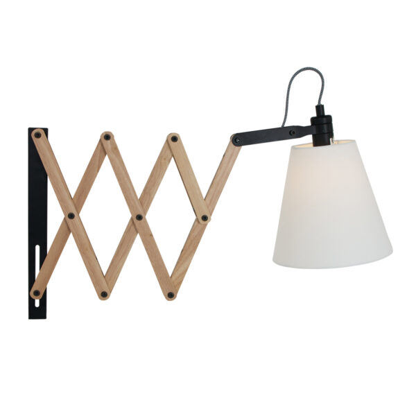 Mexlite Dion wandlamp – E14 (kleine fitting) – Naturel