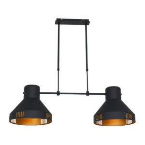 Mexlite Evy hanglamp – E27 (grote fitting) – Zwart