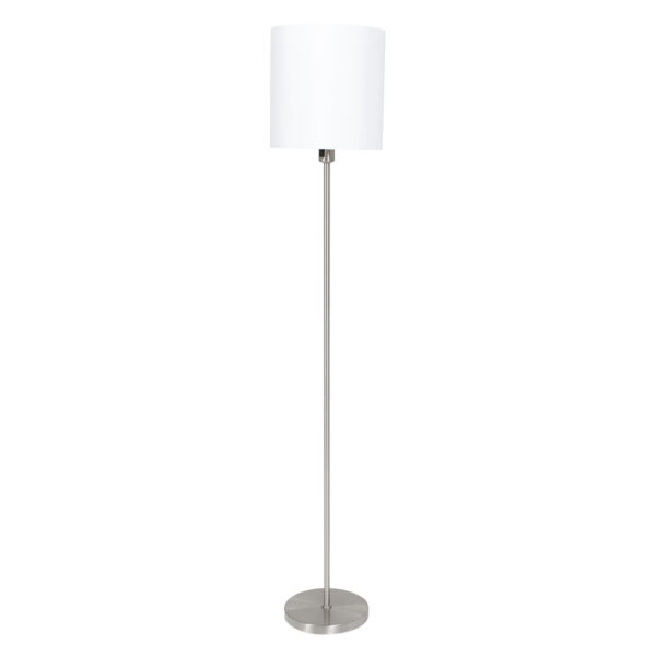 Mexlite Noor vloerlamp – ø 30 cm – E27 (grote fitting) – Staal