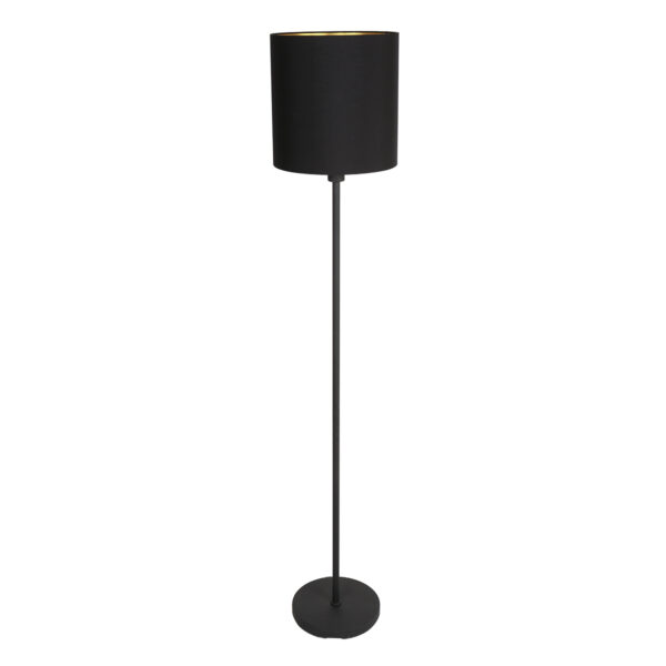 Mexlite Noor vloerlamp – ø 30 cm – E27 (grote fitting) – Zwart