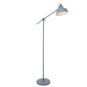 Mexlite Nove vloerlamp – ø 28 cm – E27 (grote fitting) – Grijs